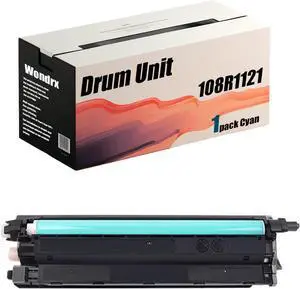 Compatible 108R1121 Drum Unit for Xerox 108R1121 Phaser 6600DN 6600N VersaLink C400DN C400N C405DN WorkCentre 6605DN 6605N 6655 High Yield 60000 Pages (Cyan 1Pack)