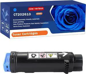 CT202610 Toner Cartridges Compatible for Xerox DocuPrint CM315z CP315dw CP318dw CM318z Printers, Print Up to 7000 Pages, Bright Colors (1 Pack Cyan)