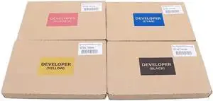 1pcs Developer Powder Compatible for DC240 DC242 C75 J75 C70 500 7550 6500 550 5065 7600 700 560 5580 6680 7780 6550 C7550 Series(Y-1PCS)