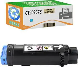 Toner Cartridges for Xerox DocuPrint CM310z CP310dw CM210z CP210dw Printer, Combo Pack Compatible Replacement with CT202677 CT202678 CT202679 CT202680 (Cyan)