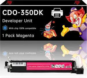 CDO-350DK Developer Unit Compatible with Pantum CP2510DN CM7115DN CM7000FDN Printers, Enhanced Durability, Ideal for High-Volume Printing (1 Pack Magenta)