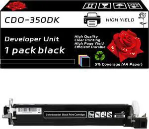 CDO-350DK Developer Unit Compatible for Pantum CP2510DN CM7115DN CM7000FDN Printers, with Chip, High Yield 30000 Pages, Clear Printing (1 Pack Black)