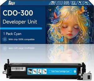 CDO-300 Developer Unit Compatible with Pantum CP2300 CP2500 CP2506DNPLUS CM7105DN Printers (1 Pack Cyan)