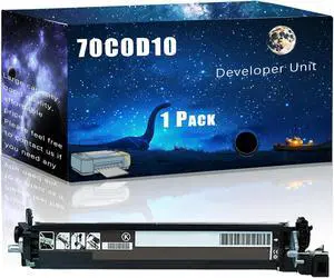 70C0D10 Compatible Developer Unit Replacement for Lexmark High Yield Compatible CS410n CS417dn CS510de CS510dte CS517de CX517de Printers, Meet Printing Needs (1 Pack Black)