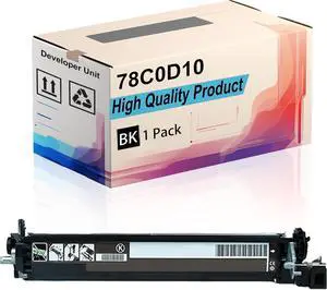 78C0D10 Developer Unit Compatible for Lexmark C2325 C2425 C2535 C2240 MC2325 MC2425 MC2535 MC2640 XC2235 4240 Printers, High Yield 12500 Pages, Print More Pages (1 Pack Black)