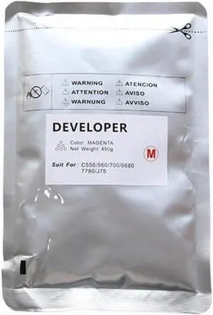 Compatible Developer Compatible with Color Printers DC240 DC242 DC250 DC252 DC260 Color 550 Color 560 Color 570 C-60 C70 C75 J75 700 675K76190 675K76280 675K76220 675K76250(Compatible M 450g)