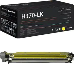 H370-LK Developer Unit Compatible for Toshiba E Studio 2000AC 2010AC 2500AC 2510AC Printers, with Chip, High Yield 70000 Pages, High-Definition Printing (1 Pack Yellow)