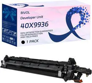 40X9936 Developer Unit Compatible for Lexmark MS911de MX910de MX911dte MX912dxe XM9155 XM9165 Printers, with Chip, High Yield 100000 Pages, Vivid Colors (1 Pack Black)