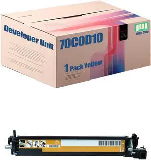 70C0D10 70C0D20 70C0D30 70C0D40 High Yield Developer Unit Compatible for Lexmark CS510de CS510dte CS517de CX510de CX510dhe CX510dthe CX517de Printer, High Yield 30000 Pages (Yellow)