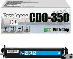 CDO-350 CDO350 Developer Kit, Compatible for Pantum CP2510DN CM7115DN CM700x CP2500DN CM7000FDN CP20xx CP231x CP250x CP251x CP50xx CM20xx CM711x Printers Cyan*1