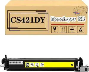 CS421DK CS421DC CS421DM CS421DY Developer Kit Compatible for Lexmark CS421dn CS521dn CS622de CX421adn CX522ade CX622ade CX625adhe Printers Yellow*1