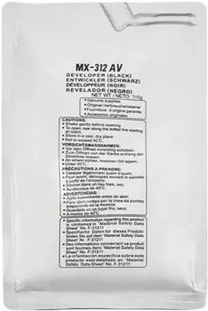 1PCS Compatible Developer MX312AV Compatible with M2608 M3108 M3508 M2628NU M260 M261N M310 M311 Series