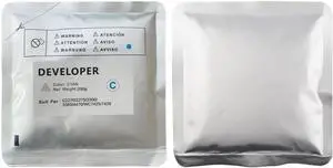 Compatible Developer Powder 1PC C5570 for IV C2270 3370 4470 5575 3375 2275 3300 3371 3373 Carrier 7525 7530 7535 7545 7556 7830(250g Cyan)