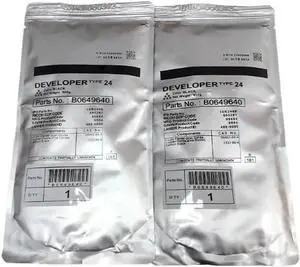 OEM 2PCS Black Compatible Type 24 Developer Powder Copier for Aficio AF7500 8000 2090 2105 6001 7500