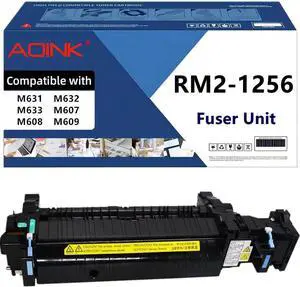 RM2-1256 Fuser Unit Replacement for HP RM2-1256 Fuser Kit Compatible with HP Laserjet M631 M632 M633 M607 M608 M609 Printers (1-Pack, 110V)