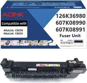 Remanufactured 126K36980 Fuser Replacement for Xerox 607K08990 607K08991 607K08992 607K08993 607K08994 607K08995 126K36980 Fuser Unit Compatible with Xerox AltaLink C8030 C8035 Printers, 110V