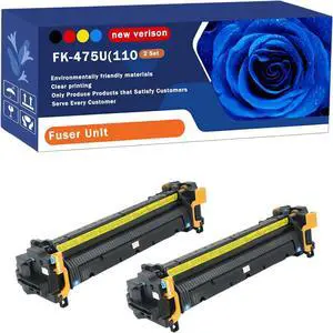 FK-475U(110V) Fuser Unit Compatible for Copystar CS255 CS305 Printers, Print Up to 400000 Pages, Bright Colors (2 Set)