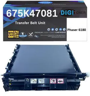 Remanufactured 675K47081 Transfer Belt Unit Replacement for Xerox 675K47089 675K47088 675K47085 675K47084 675K47081 Transfer Belt Unit Compatible with Xerox Phaser 6180 Printers(1-Pack)