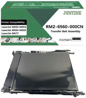 RM2-6560-000CN Transfer Belt Assembly Replacement for HP RM2-6560-000CN Transfer Belt Assembly Compatible with HP Laserjet M552 M553 M554 M555 M577 Printers(1-Pack)
