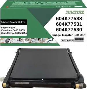 Remanufactured 604K77533 Transfer Belt Unit Replacement for 604K77533 604K77531 604K77530 Transfer Belt Unit Compatible with Xerox Phaser 6600 VersaLink C400 C405 WorkCentre 6605 6655 (1-Pack)