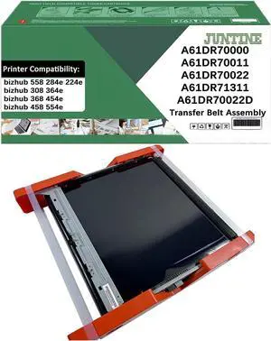 Remanufactured A61DR71311 Transfer Belt Assembly Replacement for A61DR71311 A61DR70000 A61DR70011 Transfer Belt Assembly Compatible with Konica Minolta 558 284e 308 364e 368 454e 458(1-Pack)