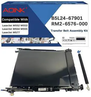 B5L24-67901 Transfer Belt Assembly Kit Replacement for HP B5L24-67901 RM2-6576-000 Transfer Belt Assembly Kit Compatible with HP Color Laserjet Enterprise M552 M553 M554 M555 M577 (1-Pack)