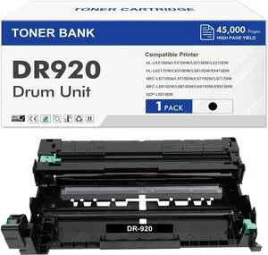 DR-920 DR920 Drum Unit Black 1-Pack Compatible Replacement for Brother DR920 DR 920 DR-920 for HL-L5210DN L5210DW L5215DW L6210DW L6217DW L6310DW L6415DW MFC-L5710DN L5710DW L5715DW L5915DW Printer
