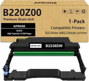 B2236 B220Z00 Drum Unit Compatible for B2236 Imaging Unit for B2236dw MB2236adw Printer (12500 Pages,1-Pack)