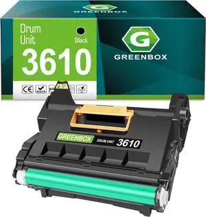 GREENBOX (NO Toner Remanufactured Drum Unit Replacement for Xerox Phaser 3610 3610DN 3610N 3610DNW WorkCentre 3615 3615DN 3615DNW Printer (20,000 Pages, 1 Pack Black)