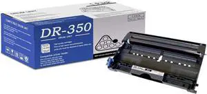 DR350 Drum Unit Compatible 1 Pack DR-350 Black Replacement for Brother DR350 DR-350 for Brother DCP-7010 7020 7025 IntelliFax 2820 2910 2920 2850 MFC-7220 7225 7820 7420 HL-2040 2070N 2030 Printer