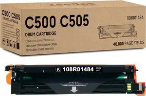 Versalink C500 C505 Black Drum Cartridge Kit Replacement for Xerox 108R01484 Imaging Unit for VersaLink C500N C500DT C500DN C505DN C505S C505X C505XL Printer Drum Unit