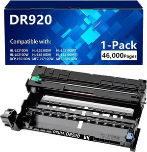 DR920 Drum Unit Compatible Replacement for Brother DR-920 DR 920 HL-L6210DW Drum Unit for MFC-L5915DW HL-L6310DW HL-L5210DN HL-L5210DW HL-L5210DWT HL-L5215DW Printer (1 Pack)