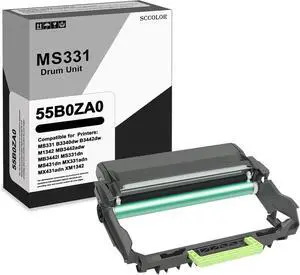 55B0ZA0 MS331 Imaging Unit/Drum Unit Replacement for Lexmark MS331 B3340dw B3442dw M1342 MB3442adw MB3442i MS331dn MS431dn MX331adn MX431adn XM1342 Printer