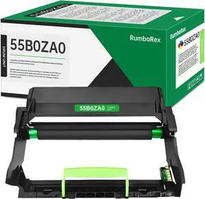 Remanufactured 55B0ZA0 Imaging Unit 55B0ZA0 Photoconductor Unit Replacement for Lexmark MS331 B3340 B3442 B3340dw M1342 MB3442 MB3442adw MS331 MS431 MX331 MX431 XM1342 Printer Black Drum Unit 1-Pack