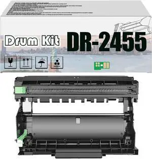 DR-2455 DR2455 Imaging Drum Kit, Compatible for Brother HL-L2375DW HL-L2385DW DCP-L2550DW DCP-L2535DW MFC-L2715DW MFC-L2750DW PrintersHigh Print Volume with Chip 1 pcs