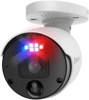 Swann Home Security Camera, POE Cat5e NVR 4K HD Video, Indoor Outdoor Wired Surveillance CCTV, Color Night Vision, Heat Motion Detection, Flashing LED Lights, Advanced Analytics in Each Cam, 900BE