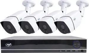 Video Surveillance kit with 4 Analog Cameras 2MP and NVR. It Supports 4 5M-N Analog Cameras and 2 1080P IP Cameras. Functions: Motion Detection, chip Detection, Human Shape Detection Video Surveillance kit with 4 Analog Cameras 2MP and NVR. It Supports 4 5M-N Analog Cameras and 2 1080P IP Cameras. Functions: Motion Detection, chip Detection, Human Shape Detection