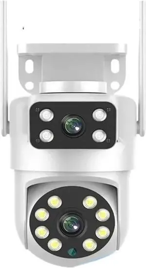 4K 8MP Dual Lens PTZ WiFi Camera Full HD Dual Screen Ai Human Auto Tracking Outdoor 4MP Security Video Surveillance Camera 4K 8MP Dual Lens PTZ WiFi Camera Full HD Dual Screen Ai Human Auto Tracking Outdoor 4MP Security Video Surveillance Camera