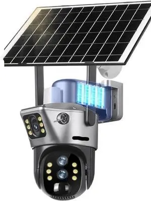 12MP 10X Zoom Dual Screen Solar Camera Outdoor 6K 4G/WiFi Three Lens Human Auto Tracking Security Cameras V380 Pro App 12MP 10X Zoom Dual Screen Solar Camera Outdoor 6K 4G/WiFi Three Lens Human Auto Tracking Security Cameras V380 Pro App