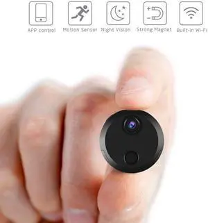 Gadpiparty XHMCDZ Mini Spy Camera WiFi Hidden Camera Wireless HD 1080P Indoor Home Small Spy Cam Security Cameras/Nanny Cam with Motion Detection/Night Vision