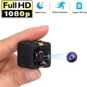 Gadpiparty XHMCDZ Mini Spy Camera Secret Camera 1080P Spy Camera with IR Night Vision & Motion Detection, Small Surveillance Camera for Home (Size : 8G Memory Card)