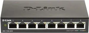 D-Link 8-Port Gigabit Smart Managed Ethernet Switch, L2,VLANs, QoS, IGMP Snooping, LAG, Sturdy Metal with Shielded Ports, Desktop, Fanless, Follows NDAA/TAA, Lifetime Product Coverage (DGS-1100-08V2) D-Link 8-Port Gigabit Smart Managed Ethernet Switch, L2,VLANs, QoS, IGMP Snooping, LAG, Sturdy Metal with Shielded Ports, Desktop, Fanless, Follows NDAA/TAA, Lifetime Product Coverage (DGS-1100-08V2)