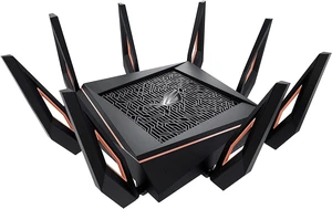 ASUS ROG Rapture WiFi 6 Gaming Router (GT-AX11000) - Tri-Band 10 Gigabit Wireless Router, 1.8GHz Quad-Core CPU, WTFast, 2.5G Port, AiMesh Compatible, Included Lifetime Internet Security, Aura RGB ASUS ROG Rapture WiFi 6 Gaming Router (GT-AX11000) - Tri-Band 10 Gigabit Wireless Router, 1.8GHz Quad-Core CPU, WTFast, 2.5G Port, AiMesh Compatible, Included Lifetime Internet Security, Aura RGB