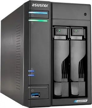 Asustor Lockerstor 2 Gen2 AS6702T - 2 Bay NAS, Quad-Core 2.0 GHz CPU, 4x M.2 NVMe slots (PCIe 3.0), Dual 2.5GbE, 4GB DDR4 RAM, Network Attached Storage (Diskless) Asustor Lockerstor 2 Gen2 AS6702T - 2 Bay NAS, Quad-Core 2.0 GHz CPU, 4x M.2 NVMe slots (PCIe 3.0), Dual 2.5GbE, 4GB DDR4 RAM, Network Attached Storage (Diskless)
