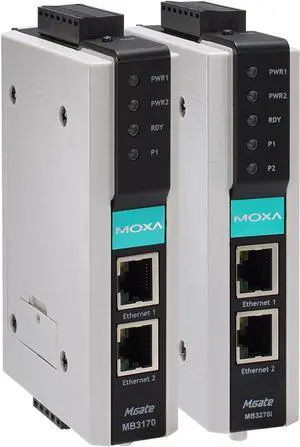 MOXA MGate MB3270 2-Port Advanced Modbus Gateway, 0 to 60°C Operating Temperature MOXA MGate MB3270 2-Port Advanced Modbus Gateway, 0 to 60°C Operating Temperature