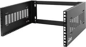Tecmojo 4U Wall Mount Rack,4U Rack 14 inch Depth,19" Network Rack for Shallow Server and IT Equipment, Network Switches,Patch Panel Bracket,110lbs(50kg) Weight Capacity,Black