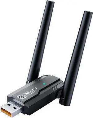 USB WiFi 6 Adapter Bluetooth 5.4 AX900M Dual Band 5/2.4Ghz Wireless Network External Receiver for Laptop/PC/Desktopwith 5dBi Antenna Compatible with Windows 7/10/11 Black USB WiFi 6 Adapter Bluetooth 5.4 AX900M Dual Band 5/2.4Ghz Wireless Network External Receiver for Laptop/PC/Desktopwith 5dBi Antenna Compatible with Windows 7/10/11 Black