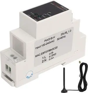 Tyenaza WiFi Serial Server, IoT R485 to 2.4 and 5Ghz WiFi Dual Band Rail Mount Serial Converter 100 to 240V Tyenaza WiFi Serial Server, IoT R485 to 2.4 and 5Ghz WiFi Dual Band Rail Mount Serial Converter 100 to 240V