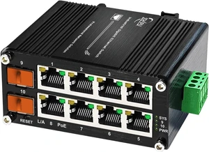 Industrial Managed Gigabit PoE+ Switch 240W 48~57VDC Mode B Industrial Managed Gigabit PoE+ Switch 240W 48~57VDC Mode B