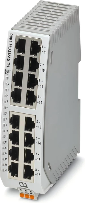 FL Switch 1016N=1085255,Ultra-Thin Ethernet Switch,16 RJ45 Ports,Each Port FL Switch 1016N=1085255,Ultra-Thin Ethernet Switch,16 RJ45 Ports,Each Port